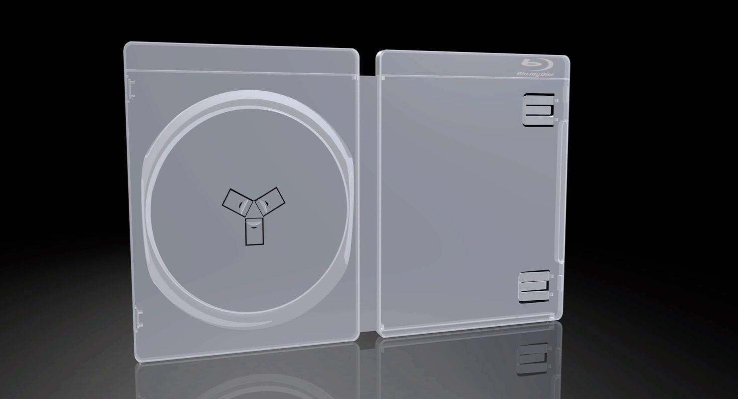 PS3 Empty Case 3D model_1