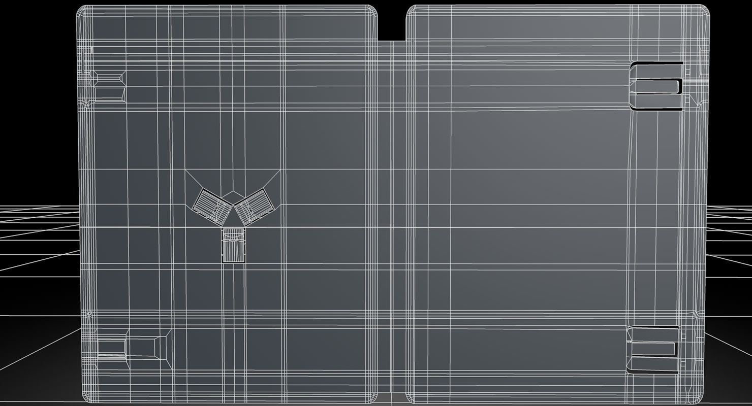 PS3 Empty Case 3D model_13