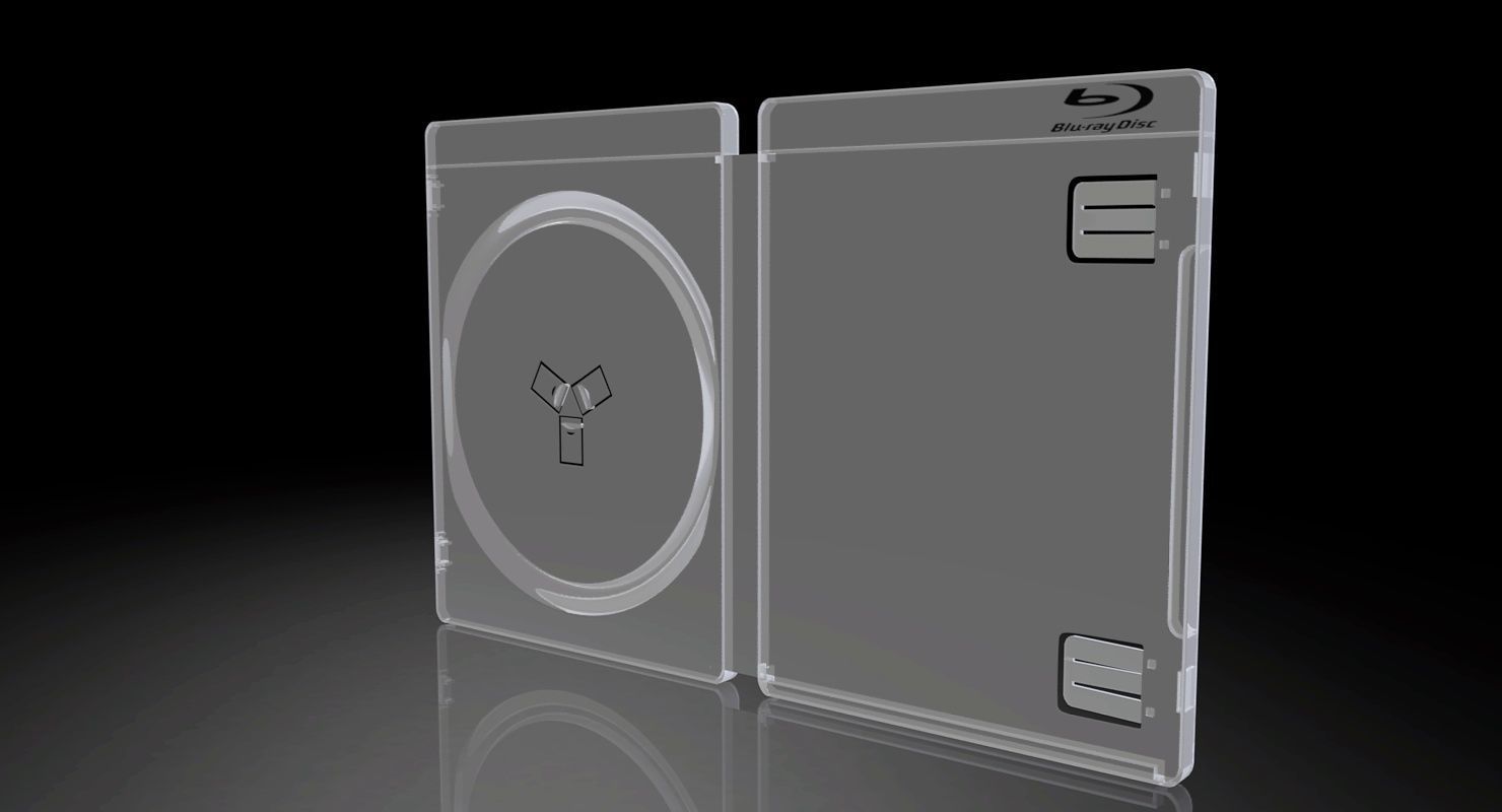 PS3 Empty Case 3D model_2
