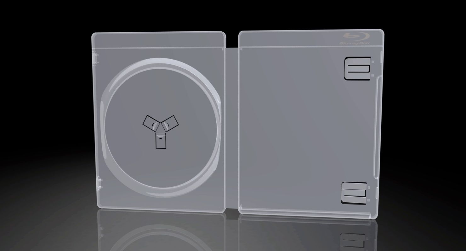 PS3 Empty Case 3D model_3