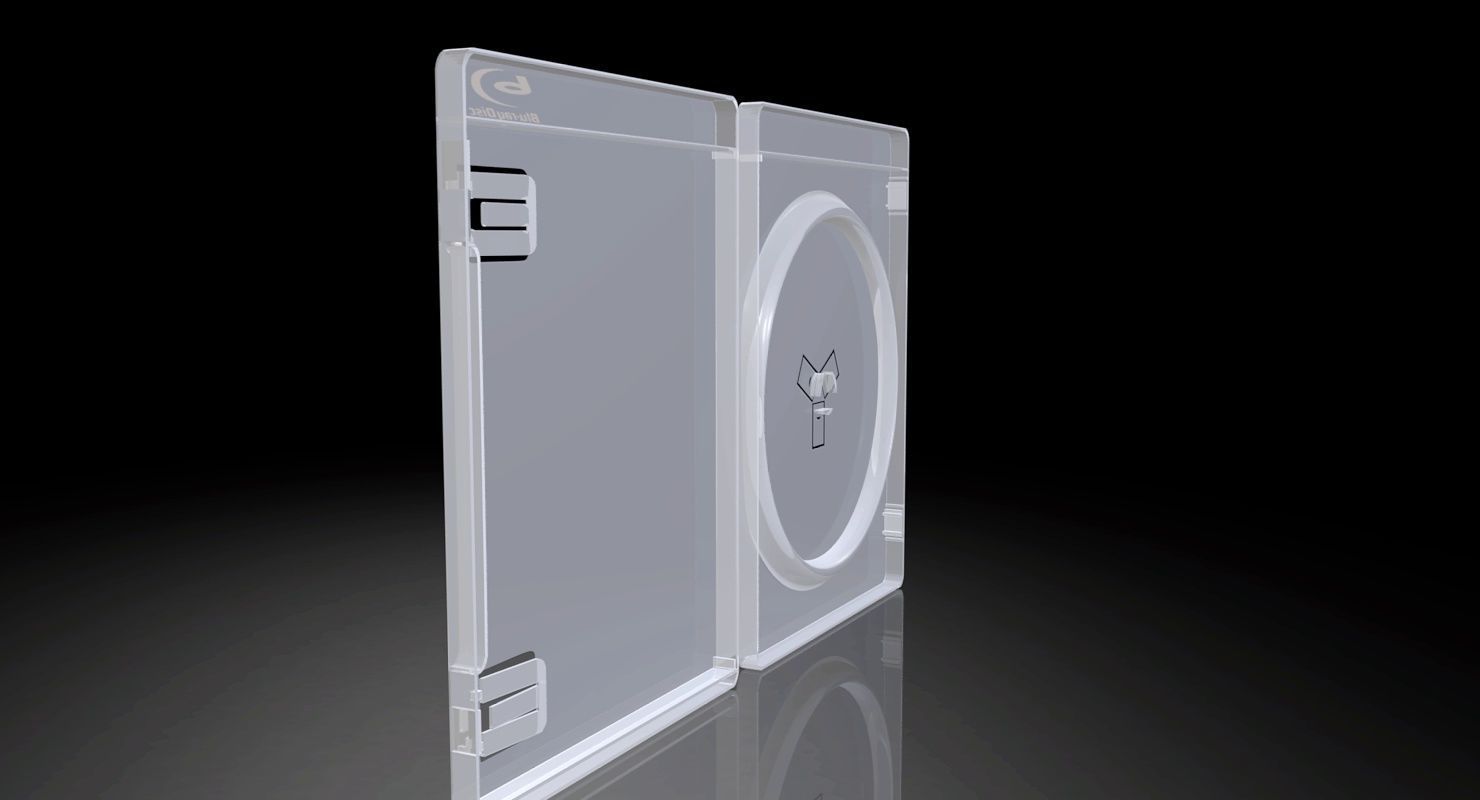 PS3 Empty Case 3D model_19