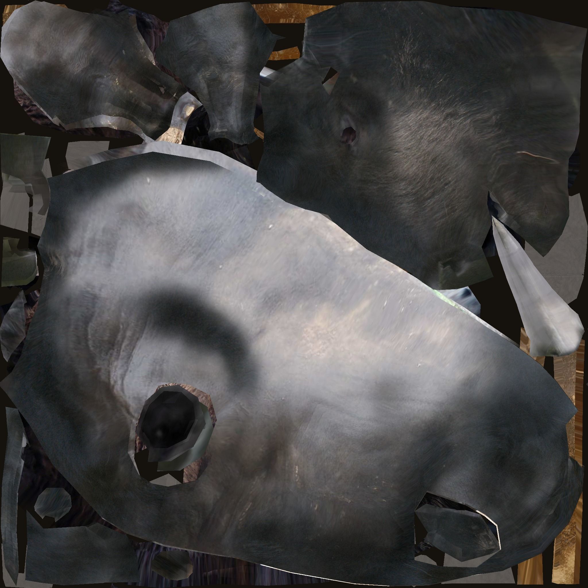 Bull Low Poly with horns Low-poly 3D model_29