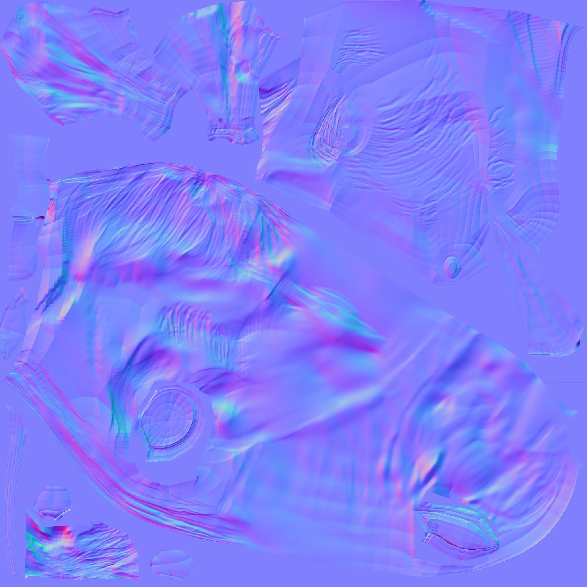 Bull Low Poly with horns Low-poly 3D model_30