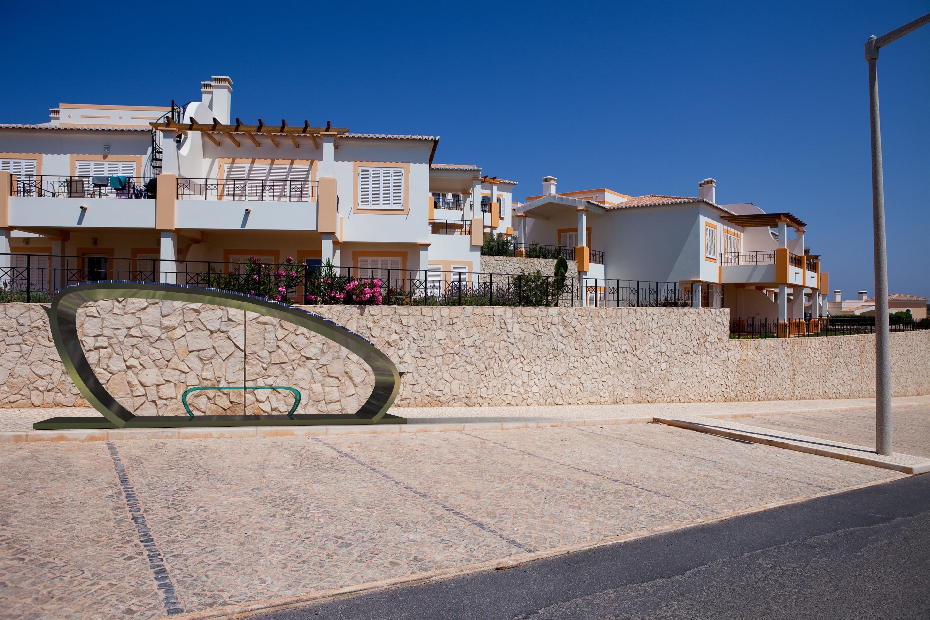 Station pair of solar powered wristbands 3D print model_1