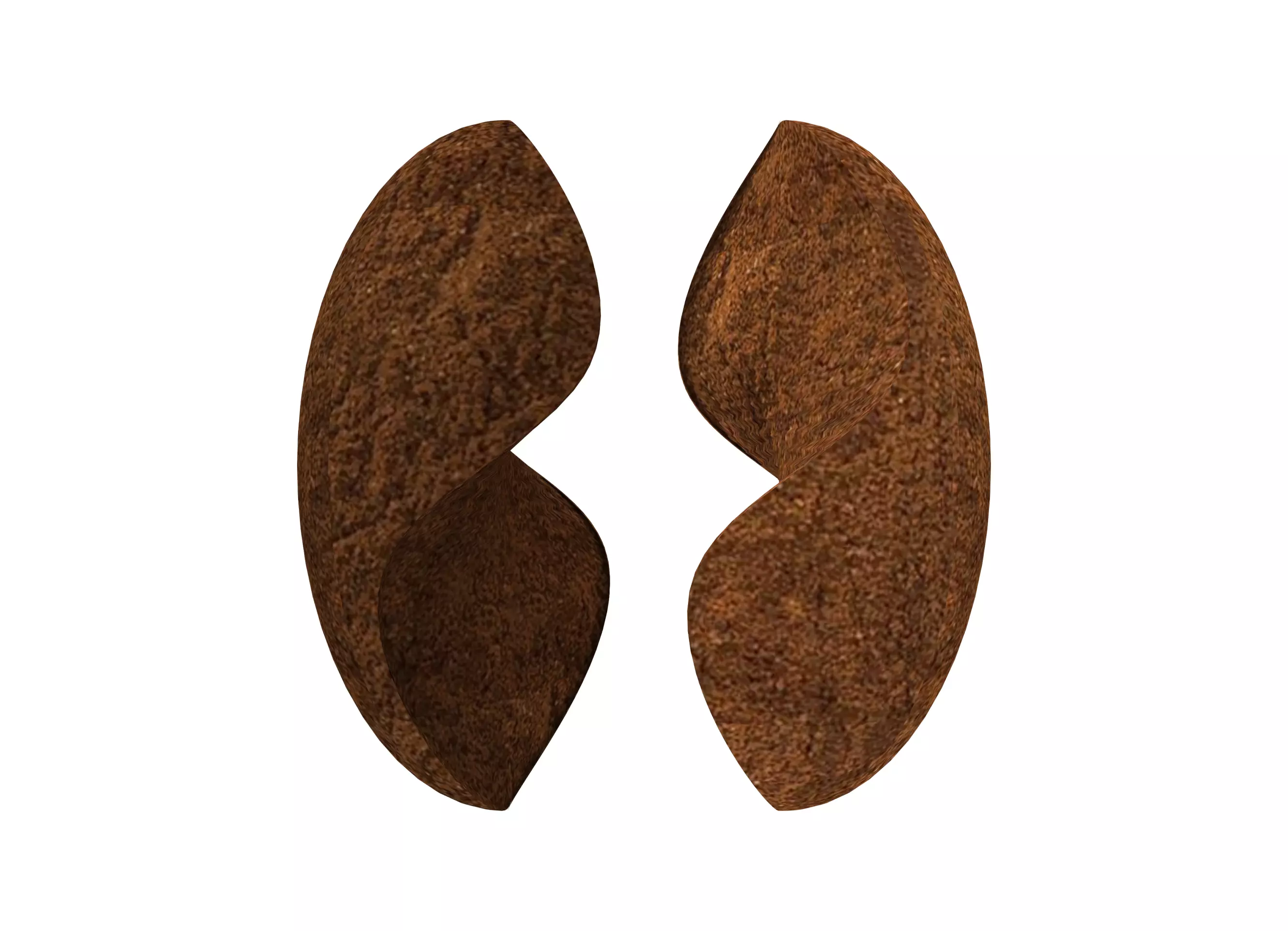 Coffee beans 3D print model