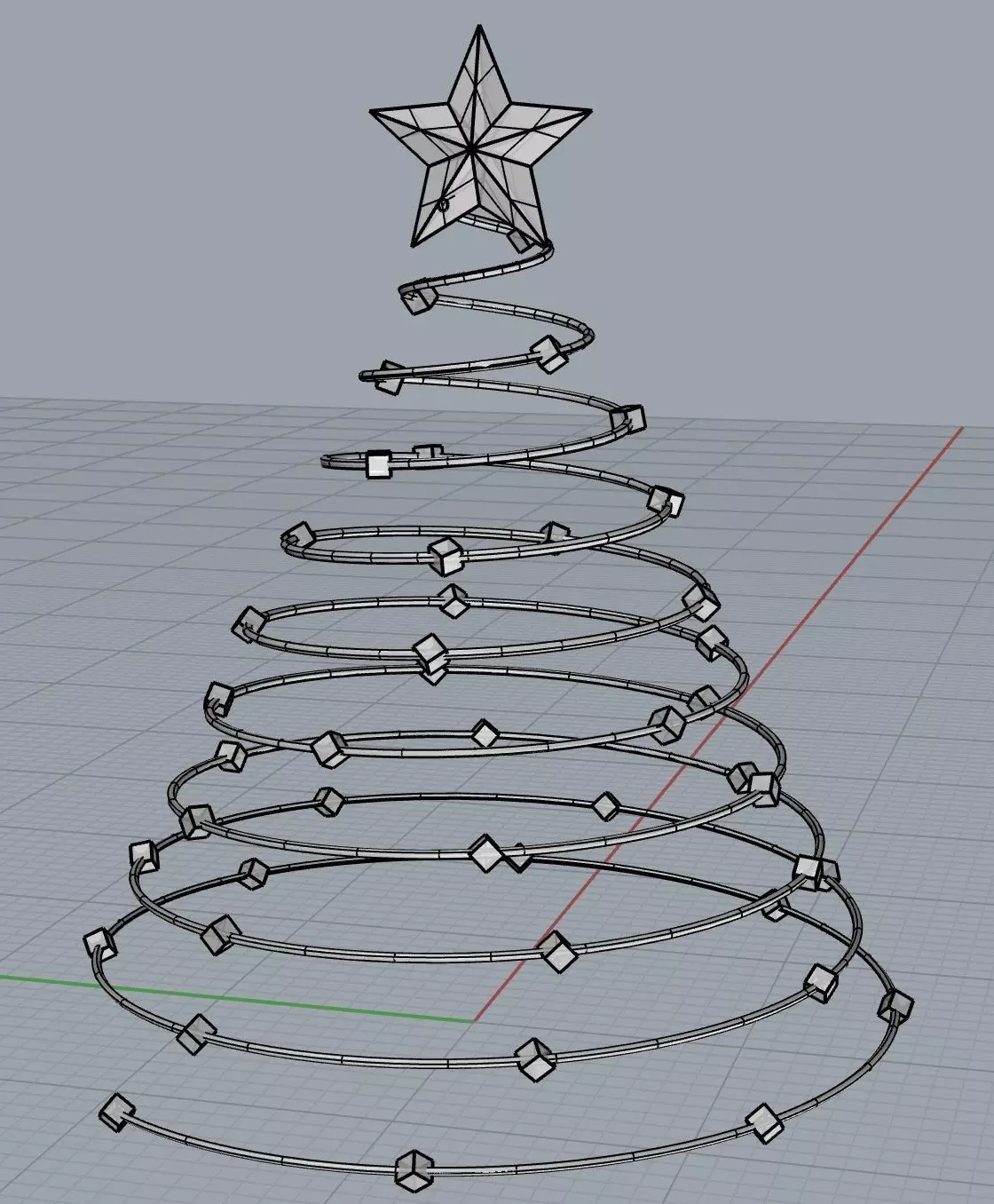 Christmas lighting  3D print model_0
