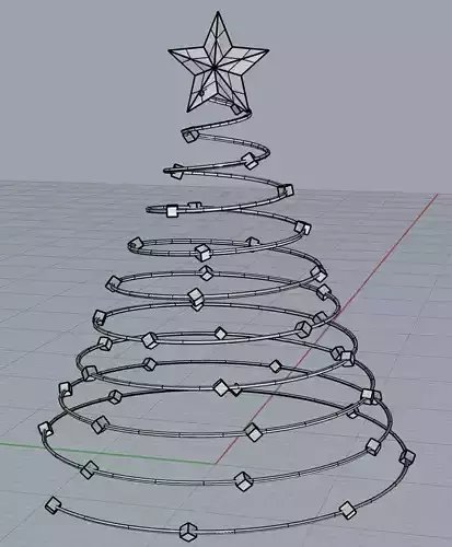 Christmas lighting  3D print model