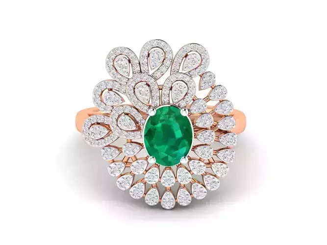 Women Ring 3dm stl render detail