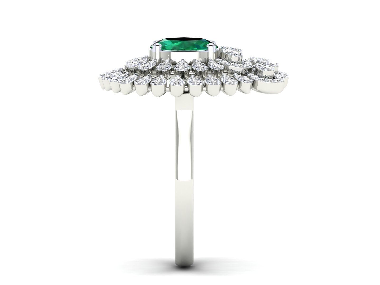 Women Ring 3dm stl render detail 3D print model_12