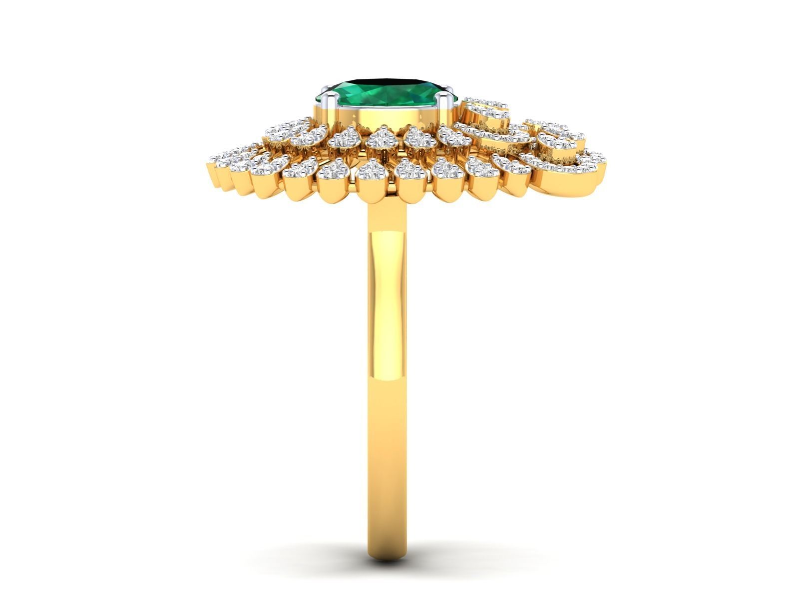 Women Ring 3dm stl render detail 3D print model_21