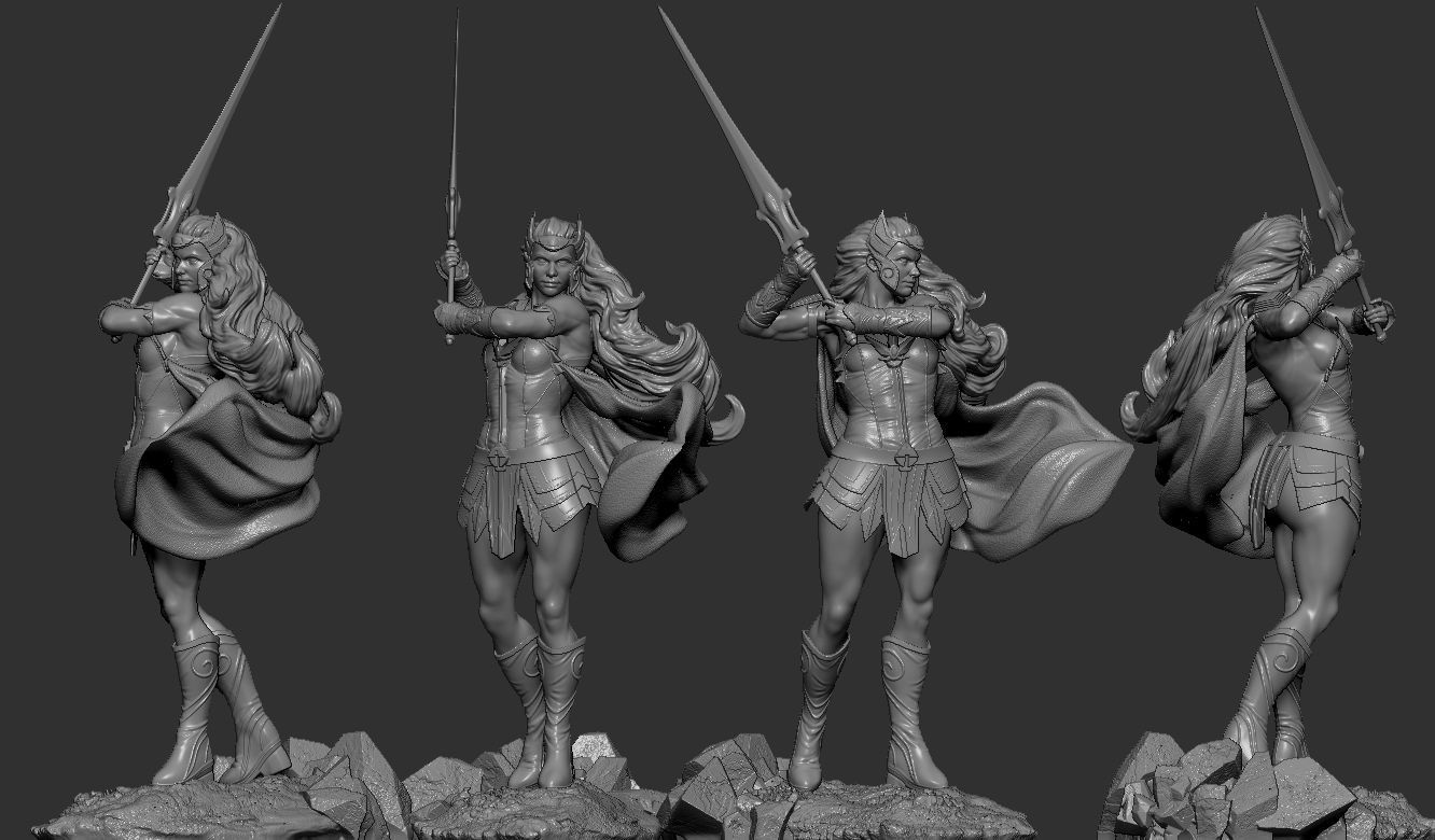 She-Ra the Princess of Power fan Art 1- 4 Scale 3D print model_7