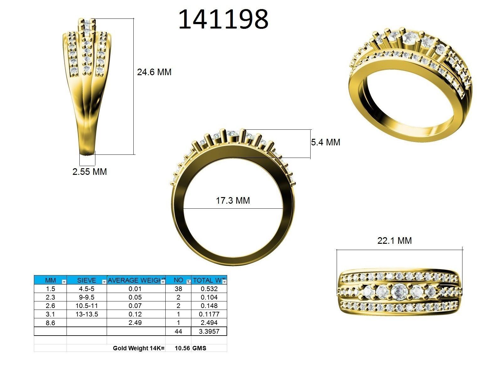 Ring - 141198 3D print model_12