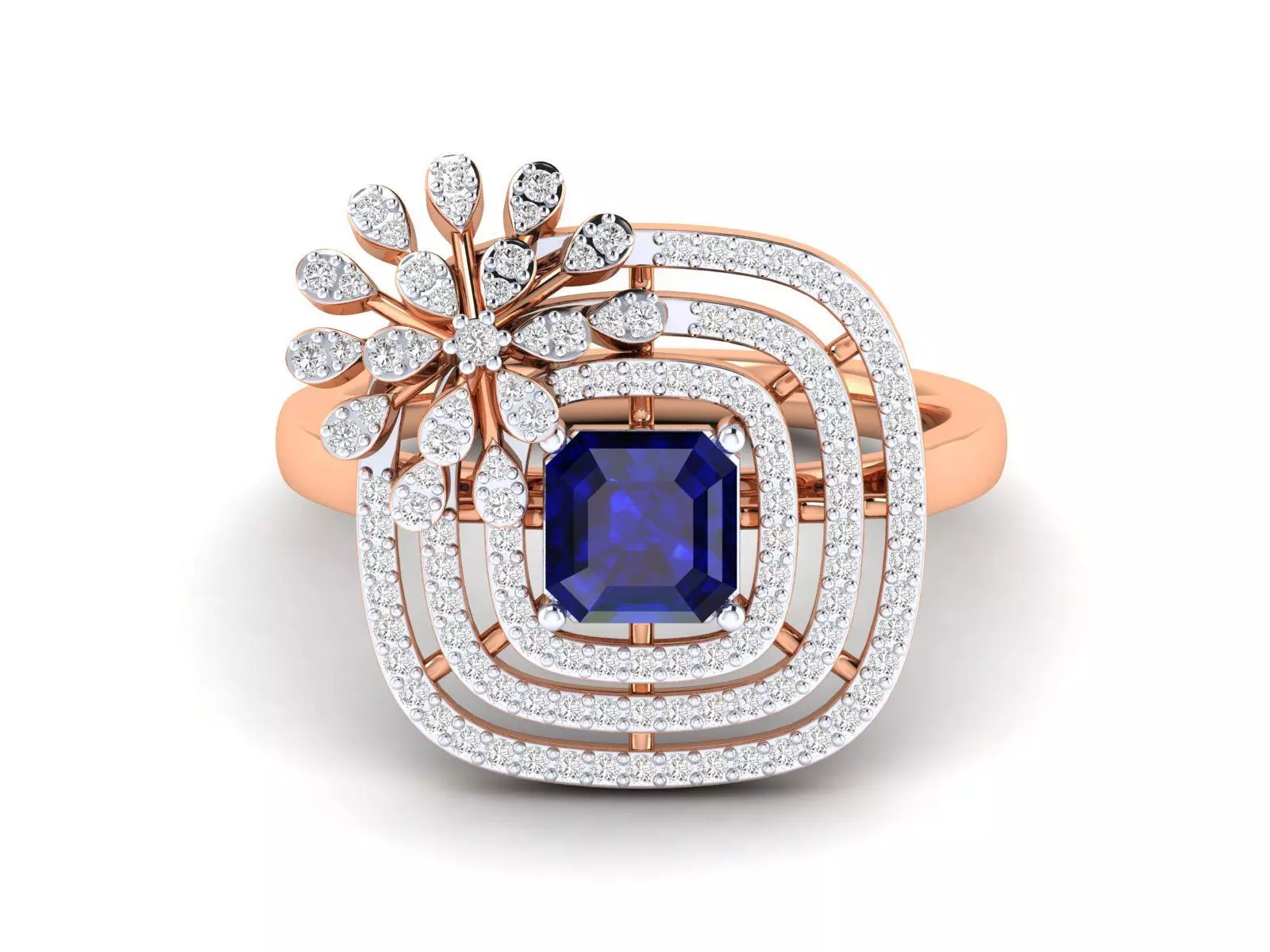 Women Ring 3dm stl render detail 3D print model