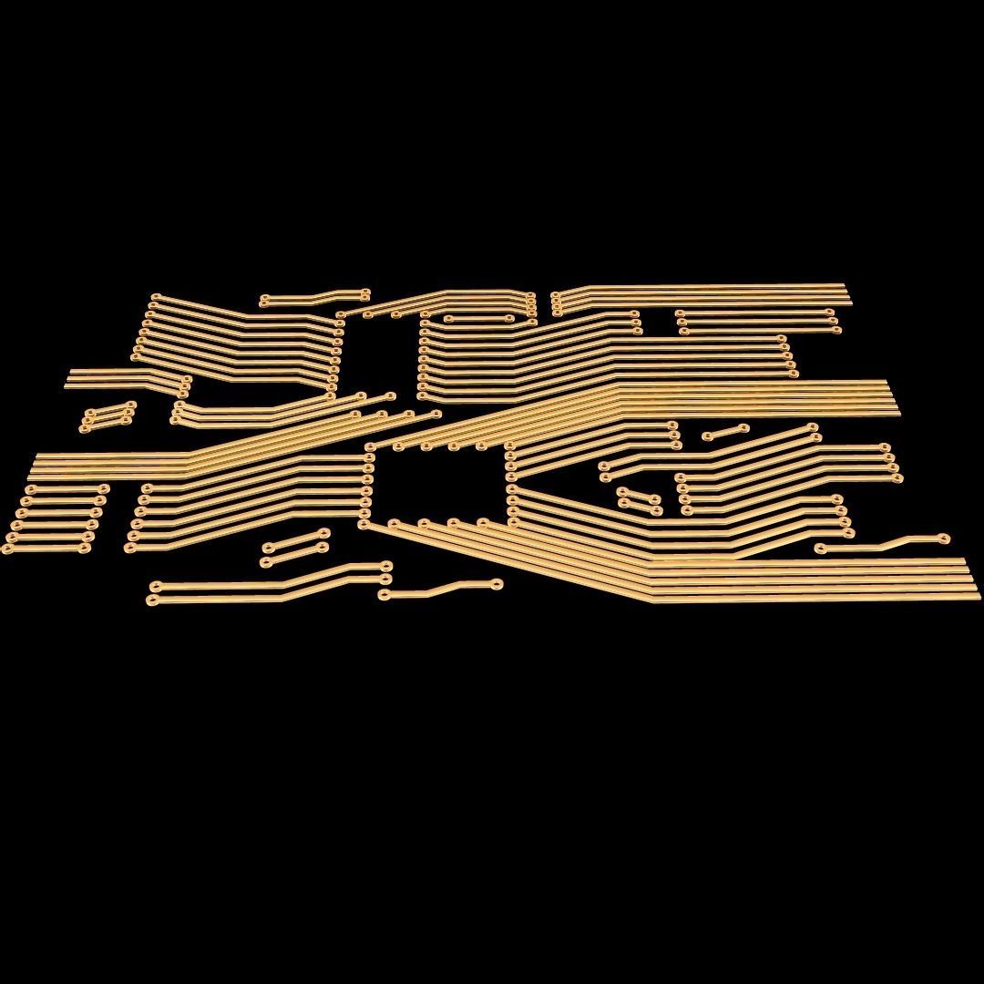 Circuit Board 3D model_9