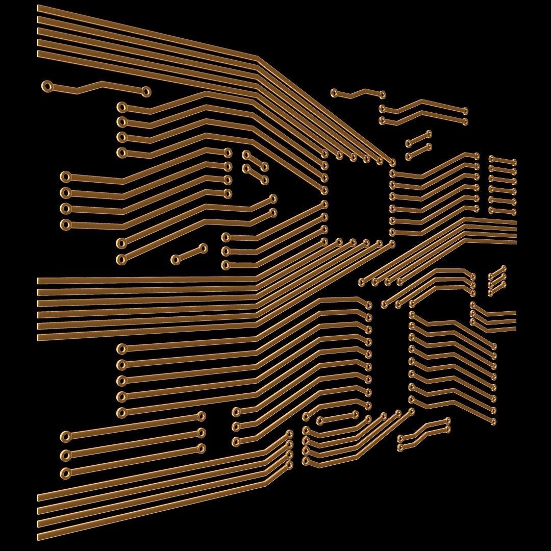 Circuit Board 3D model_5