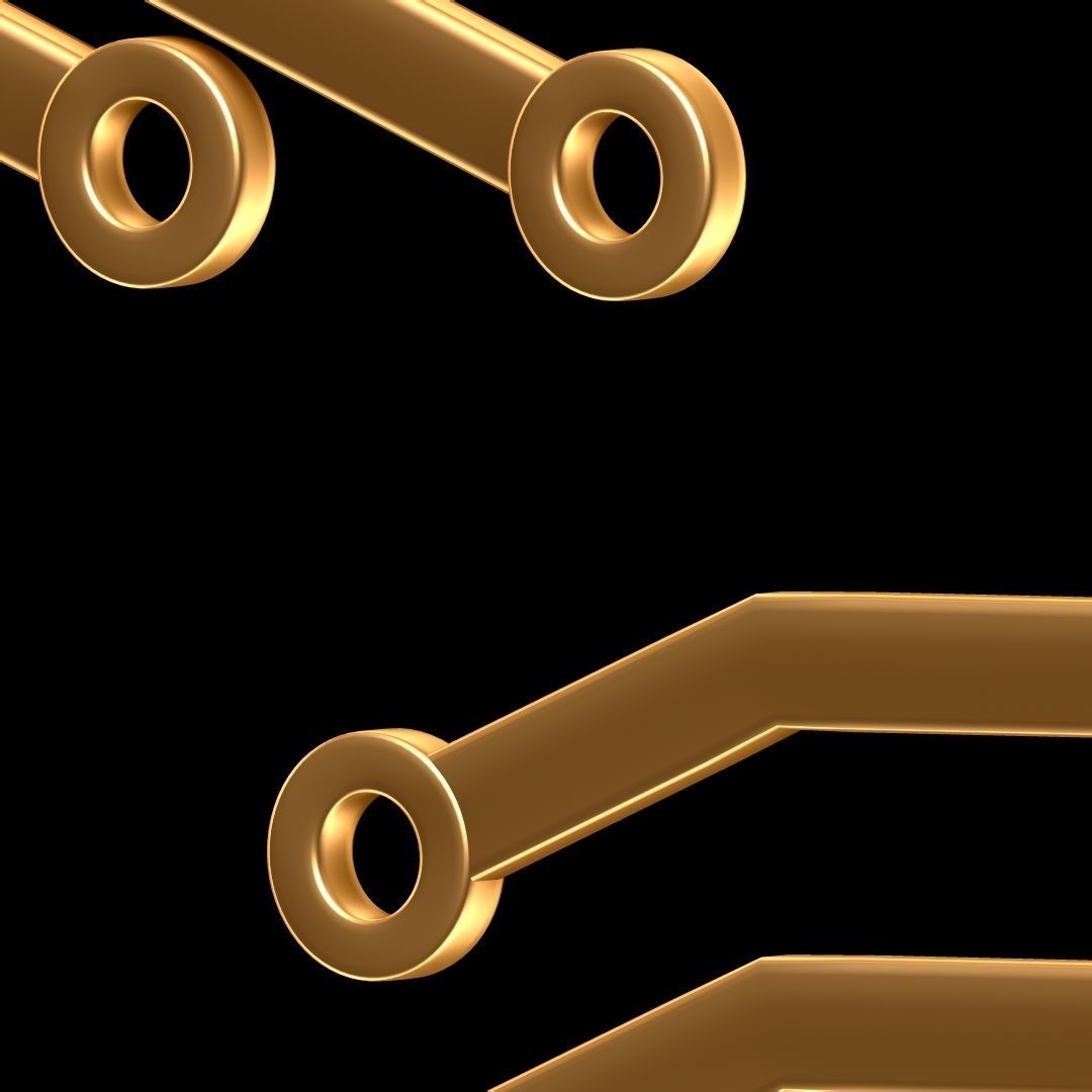 Circuit Board 3D model_10