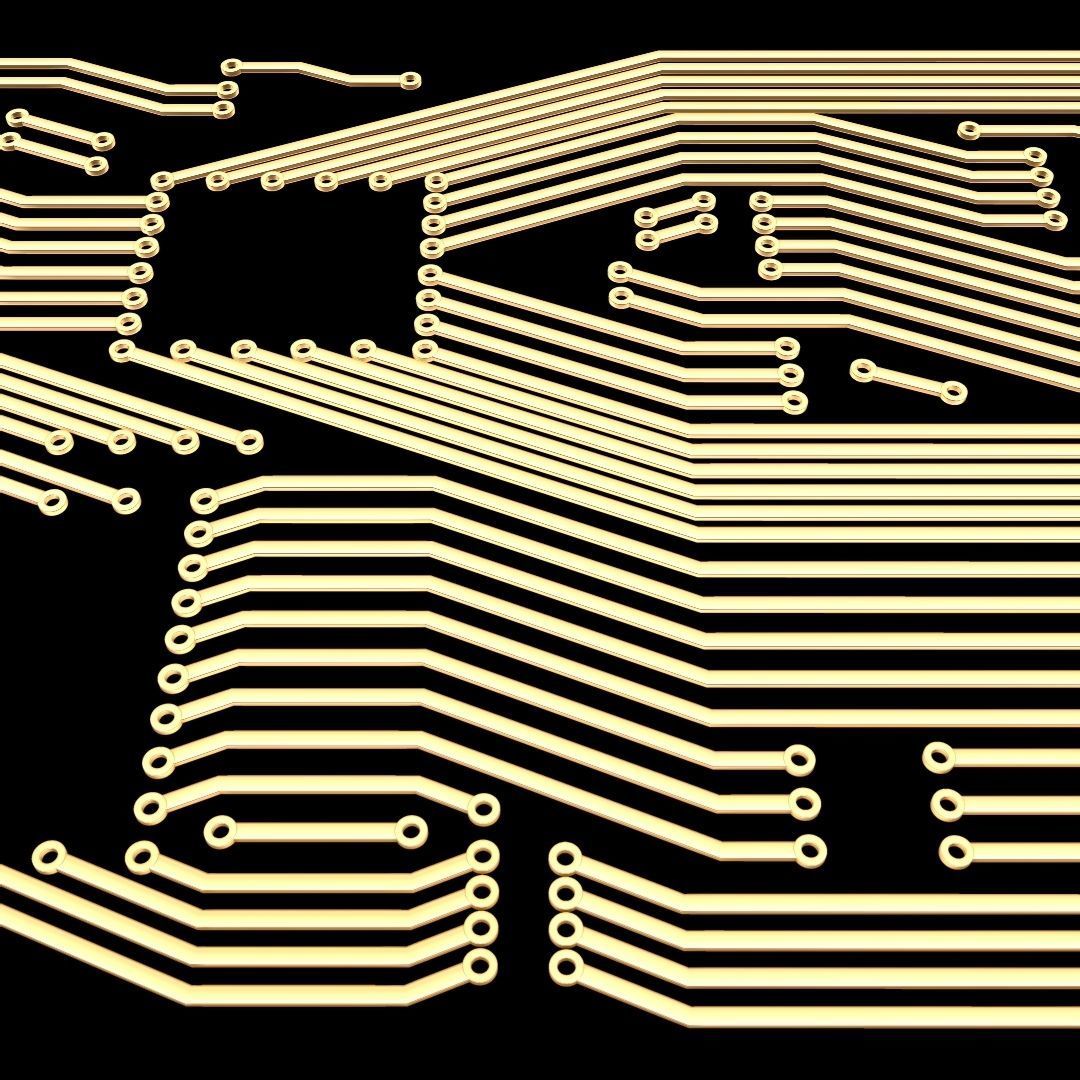 Circuit Board 3D model_8