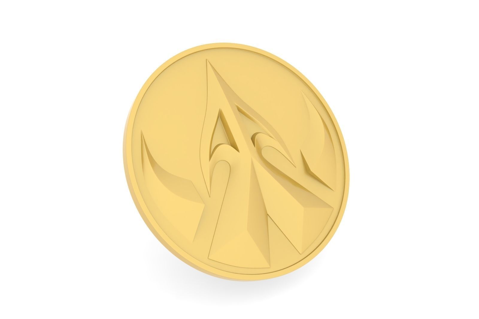 Lord Drakkon Helmet and Coin Medal 3D print model_3