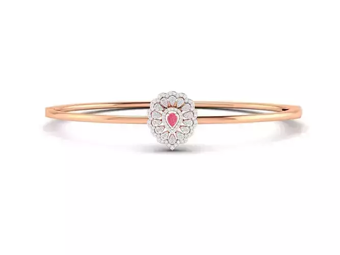 Women bracelet 3dm stl render detail 