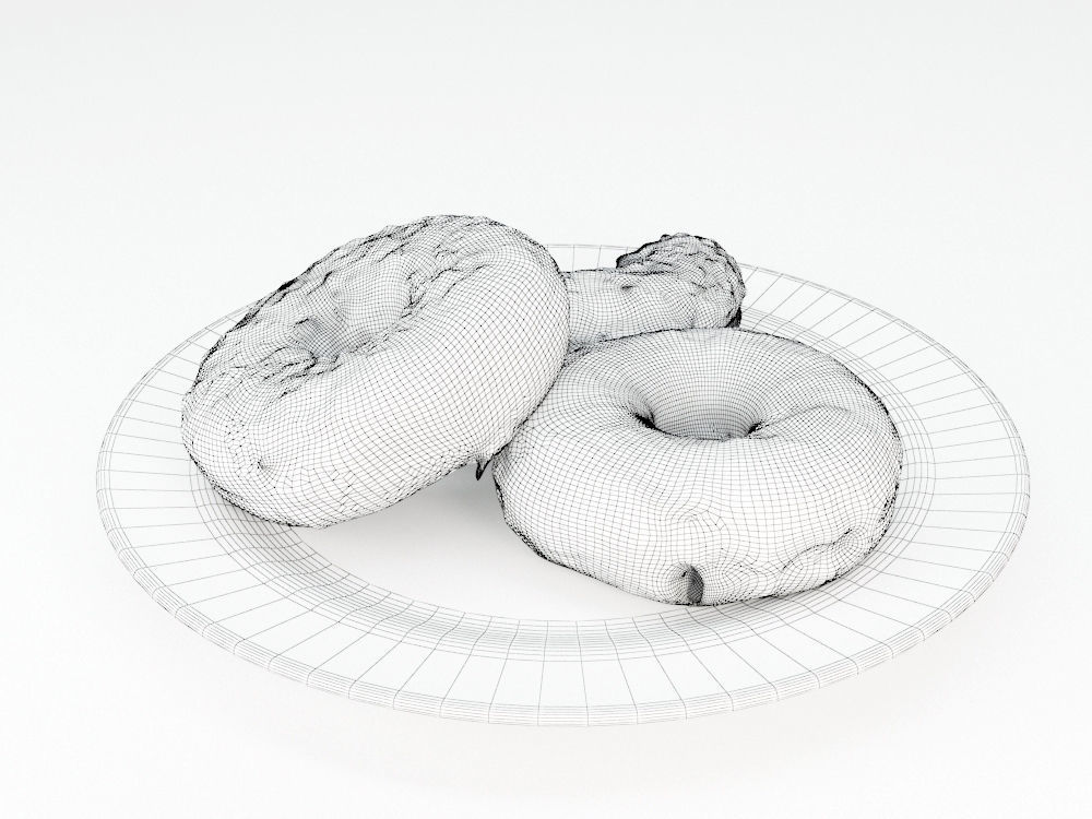Donuts Mix 3D model_6