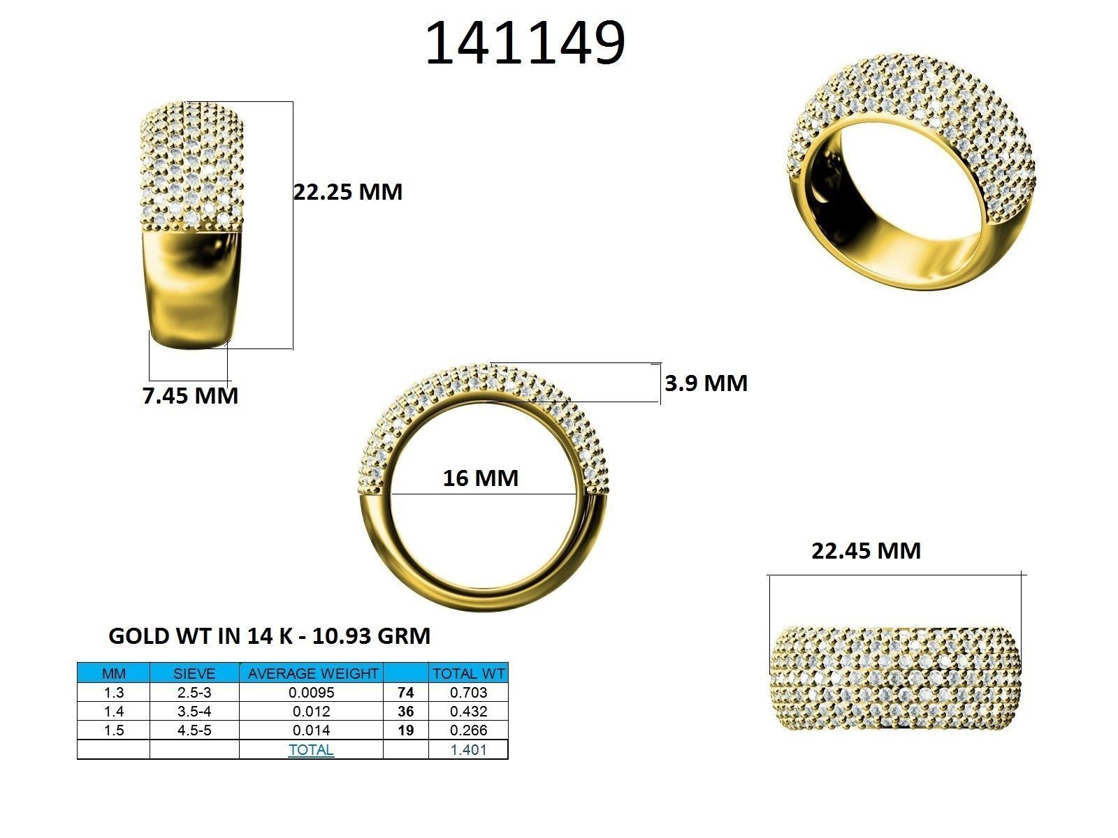 Ring - 141149 3D print model_12