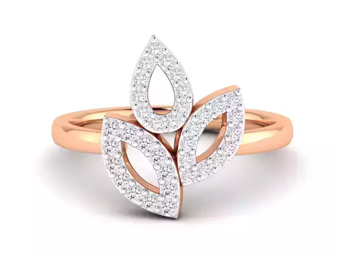 Women Ring 3dm stl render detail