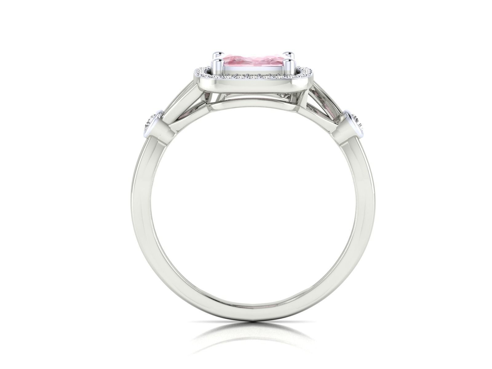 Women Ring 3dm stl render detail 3D print model_11