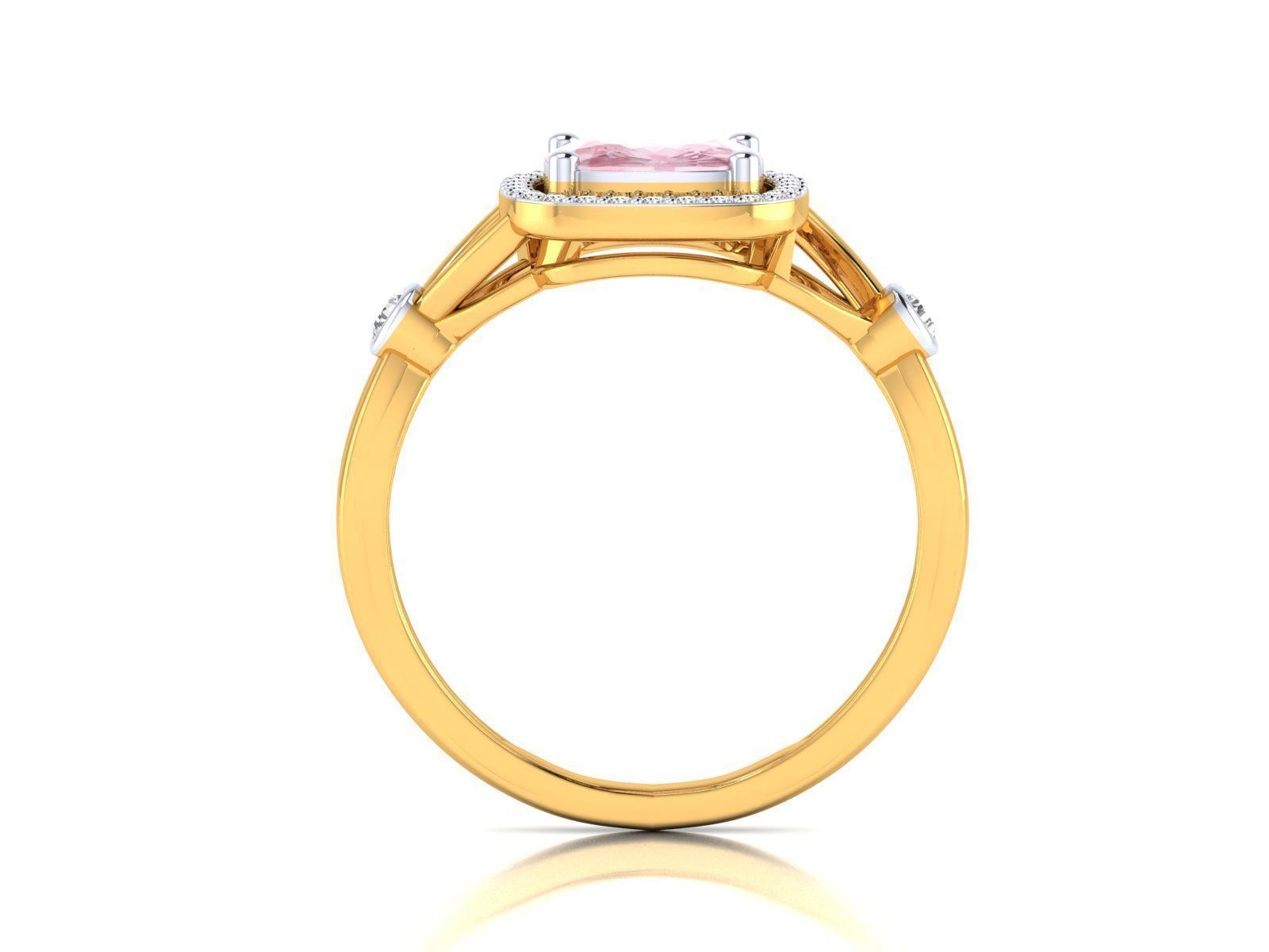 Women Ring 3dm stl render detail 3D print model_20