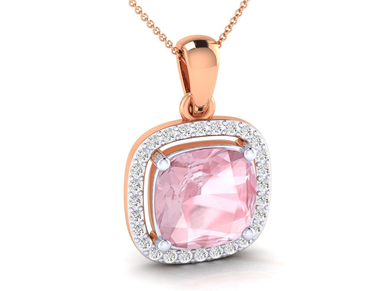 Women pendant jcd stl render detail 3D print model_4