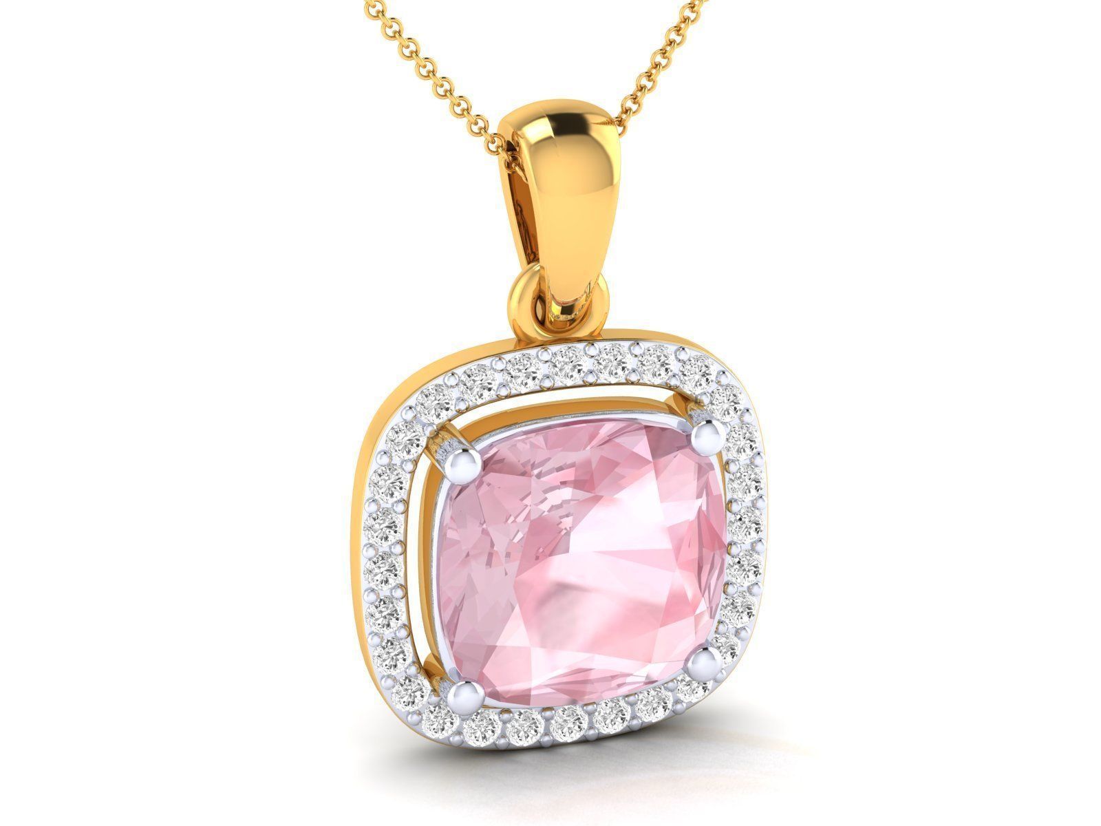 Women pendant jcd stl render detail 3D print model_12