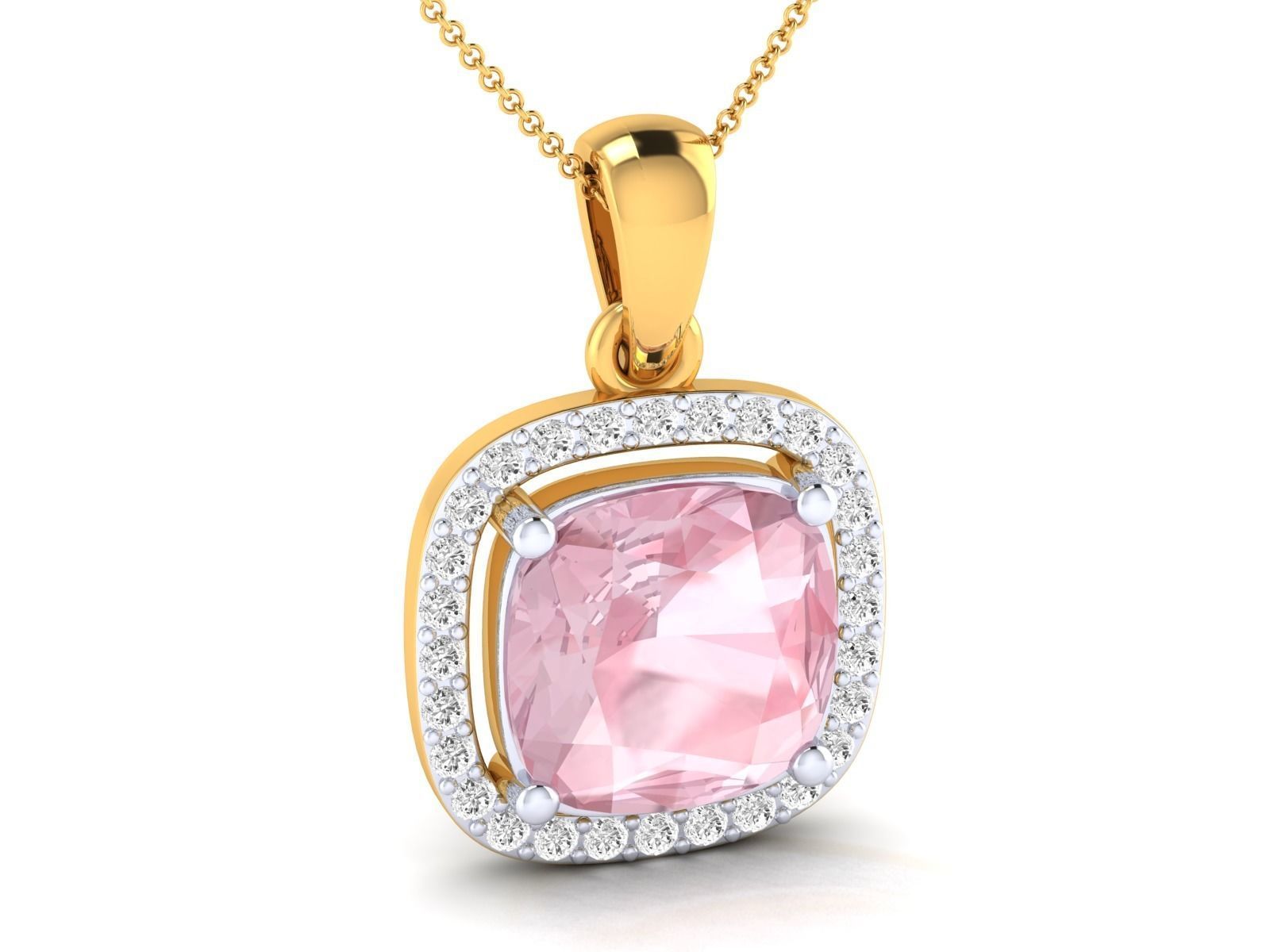 Women pendant jcd stl render detail 3D print model_13