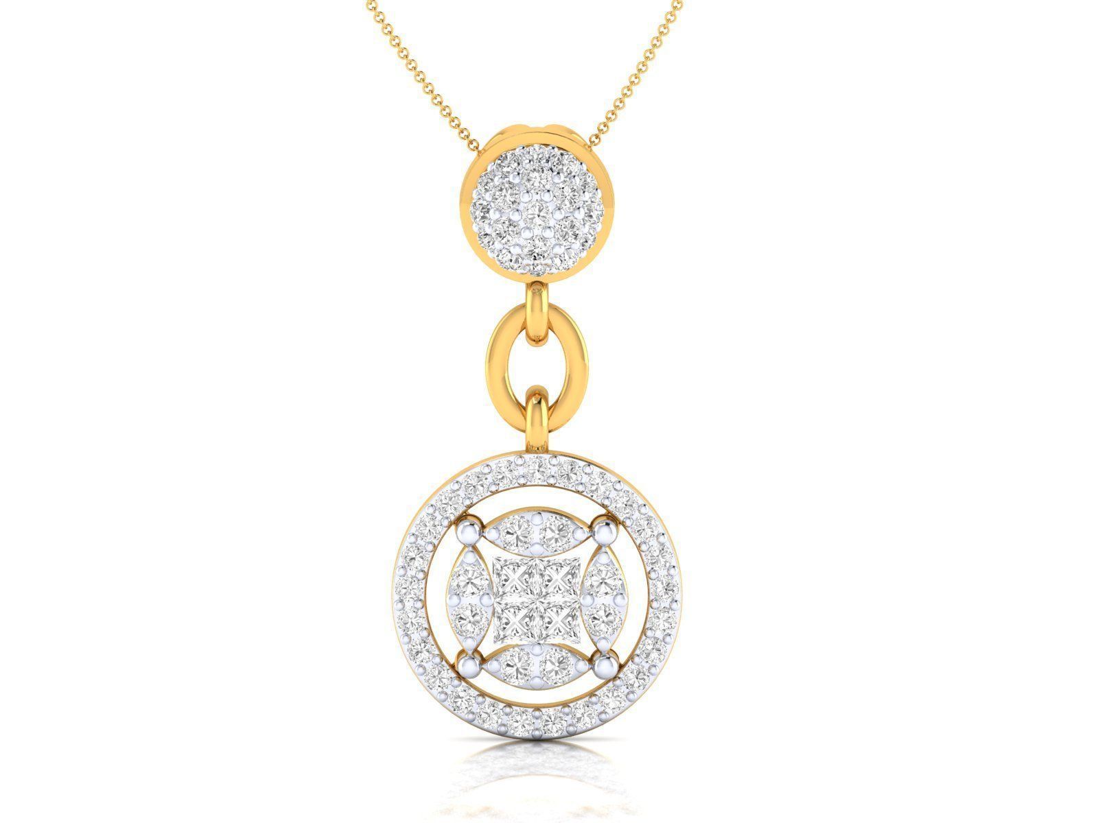 Women pendant 3dm stl render detail 3D print model_14