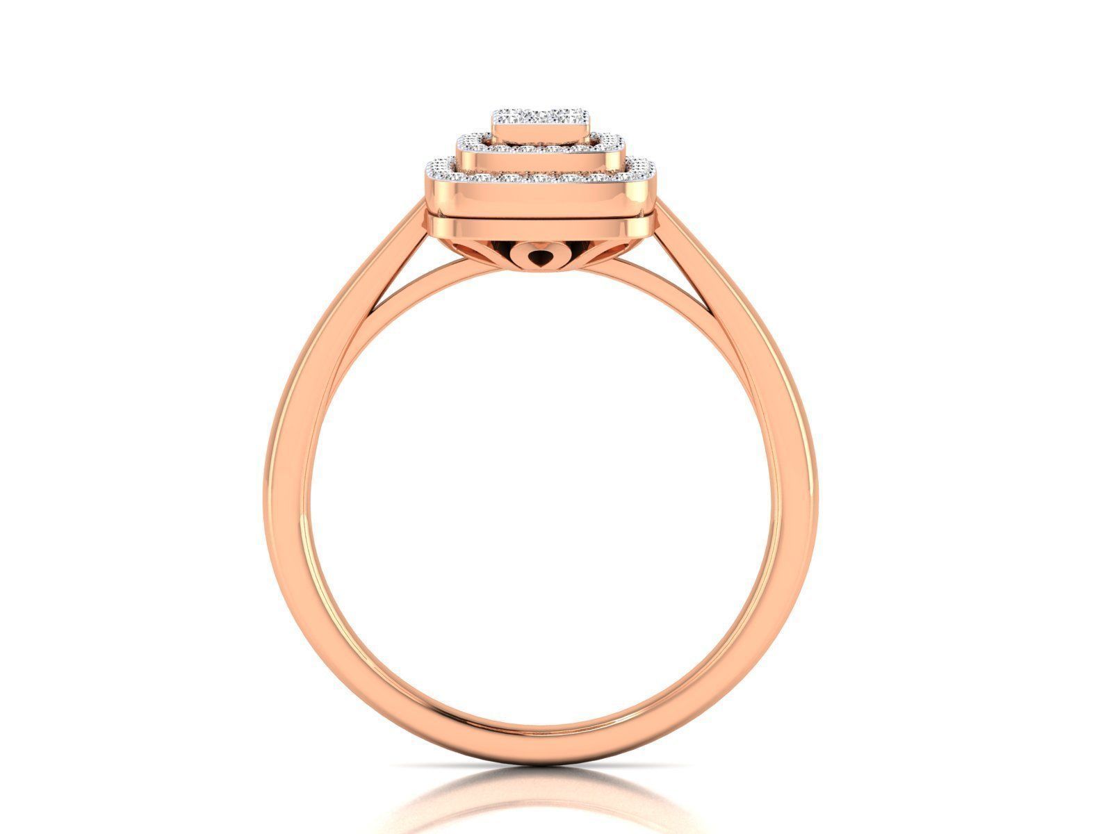 Women Ring 3dm stl render detail 3D print model_3