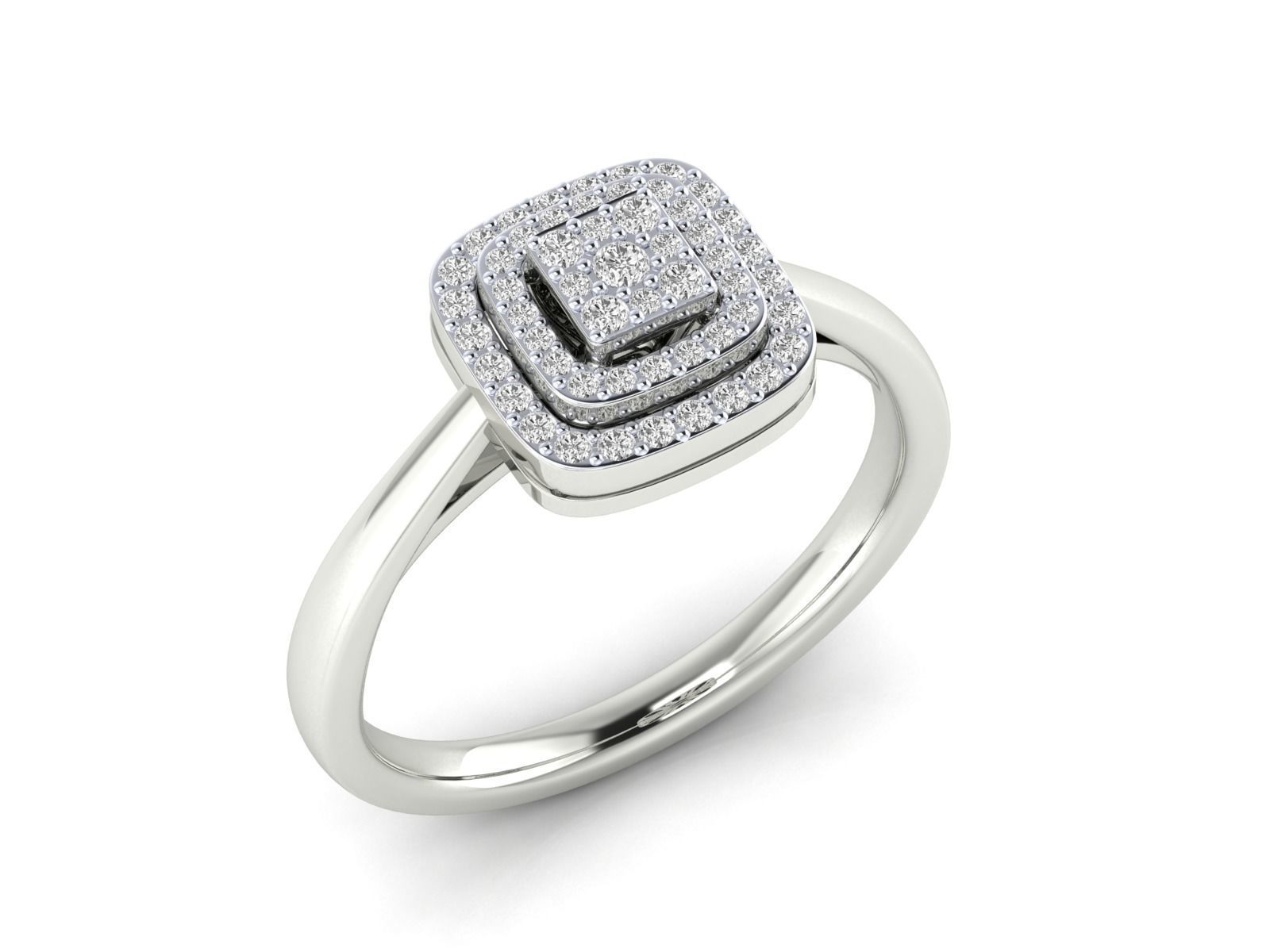 Women Ring 3dm stl render detail 3D print model_9