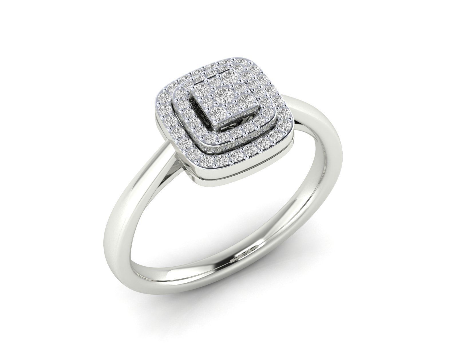 Women Ring 3dm stl render detail 3D print model_8