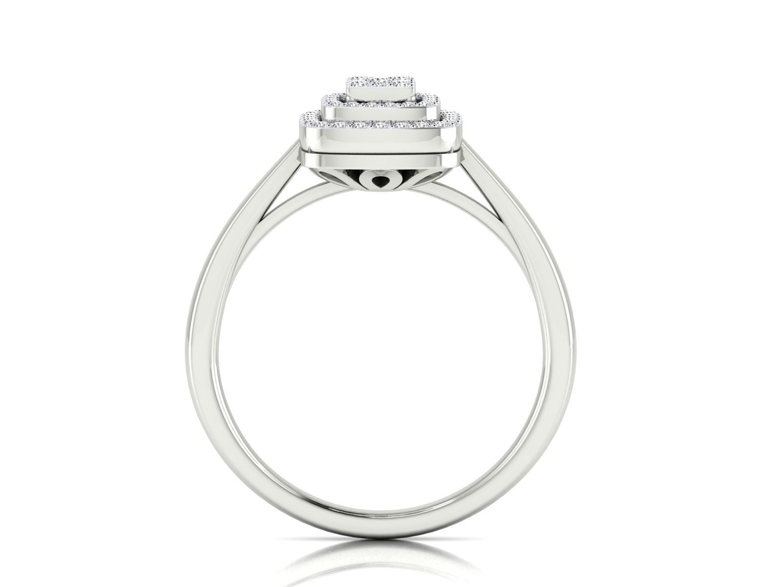 Women Ring 3dm stl render detail 3D print model_11