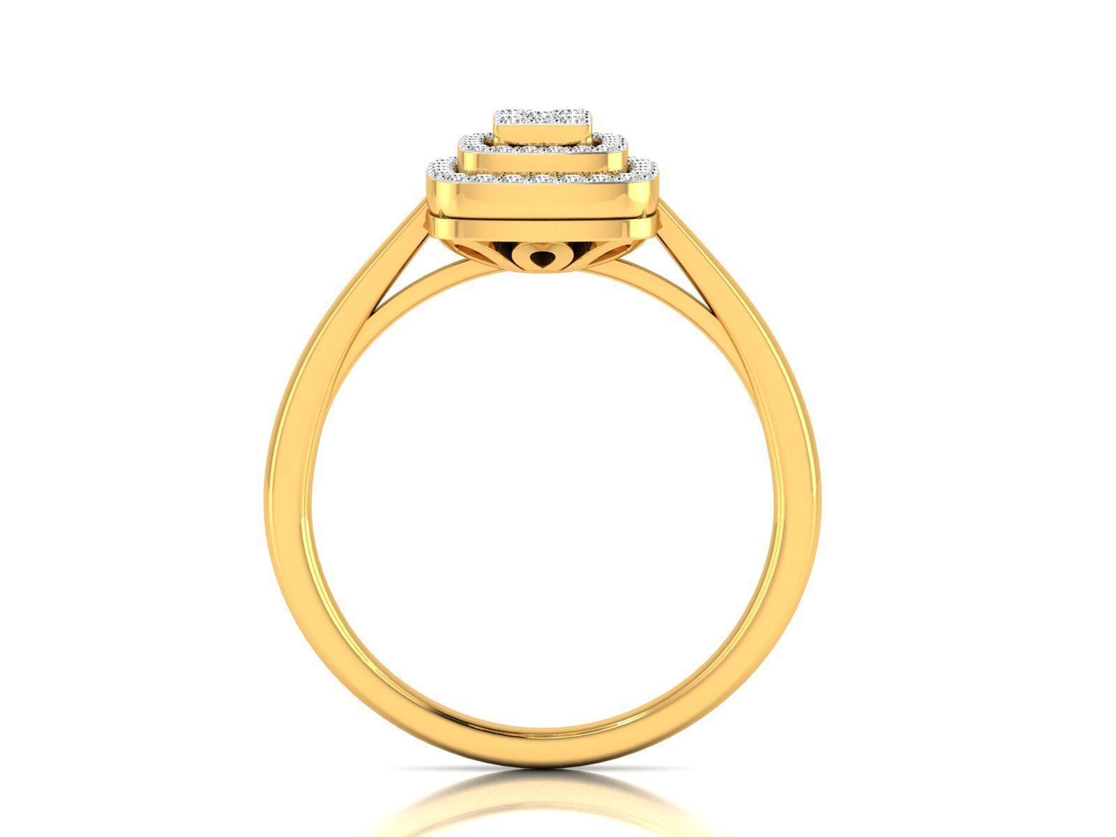 Women Ring 3dm stl render detail 3D print model_18