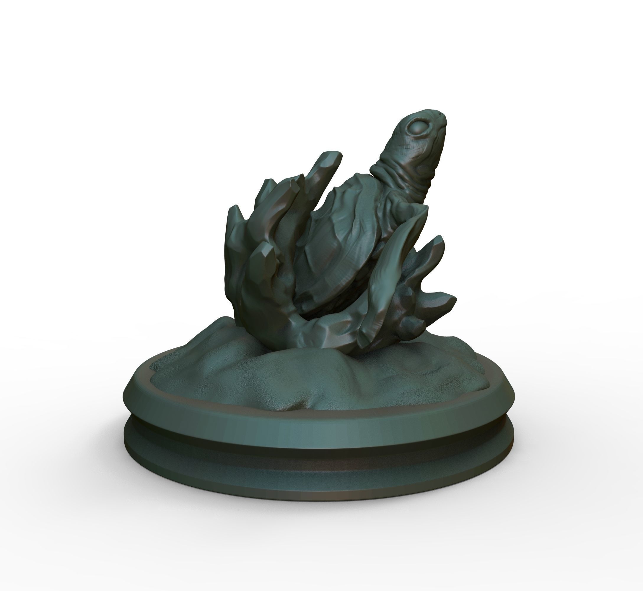 DC001S - Sea Turtle - Endangered Animal Series 3D print model_6
