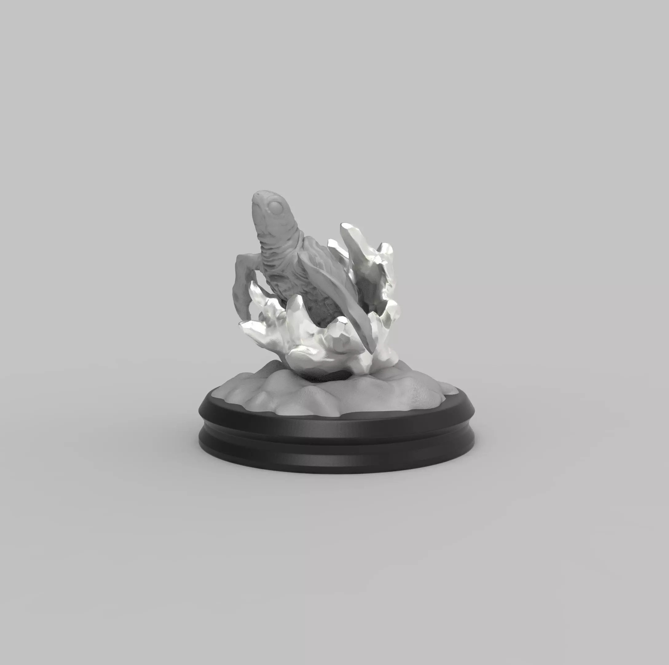 DC001S - Sea Turtle - Endangered Animal Series 3D print model_0