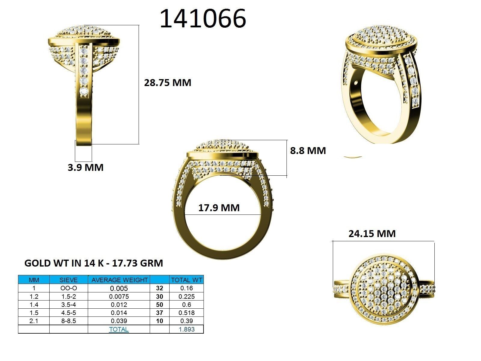 Ring - 141066 3D print model_12