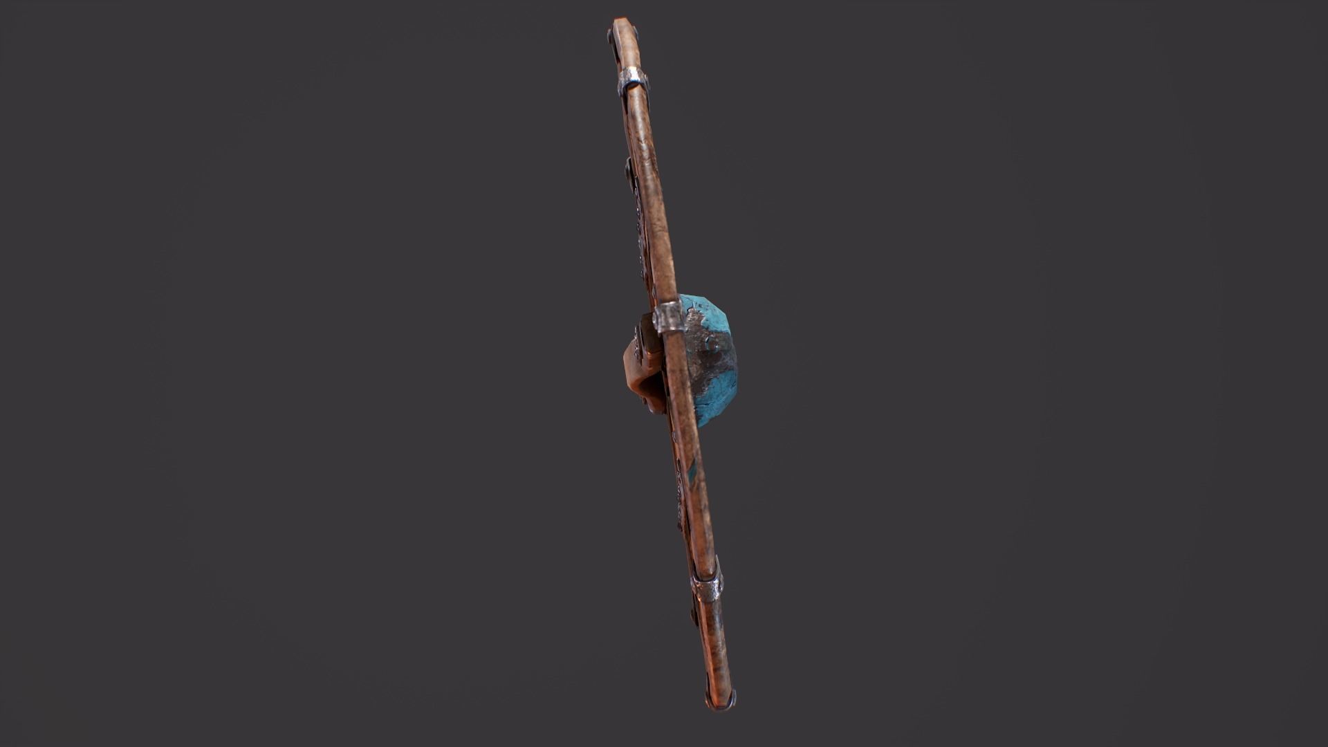 Viking Shield Low-poly 3D model_11