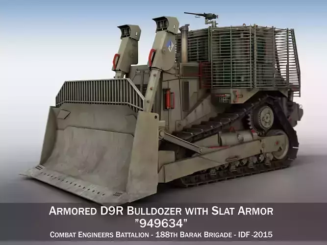Armored D9R Bulldozer - 949634 - IDF