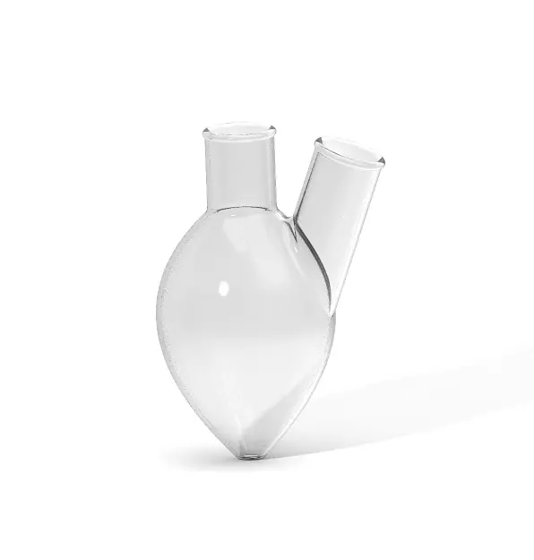 Two Neck Pear Shaped Flask 250ML 3D print model_0