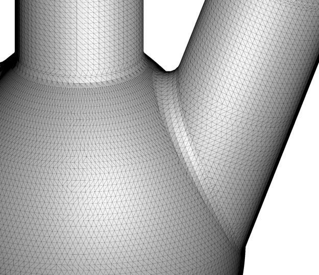 Three Neck Pear Shaped Flask 250ML 3D print model_4