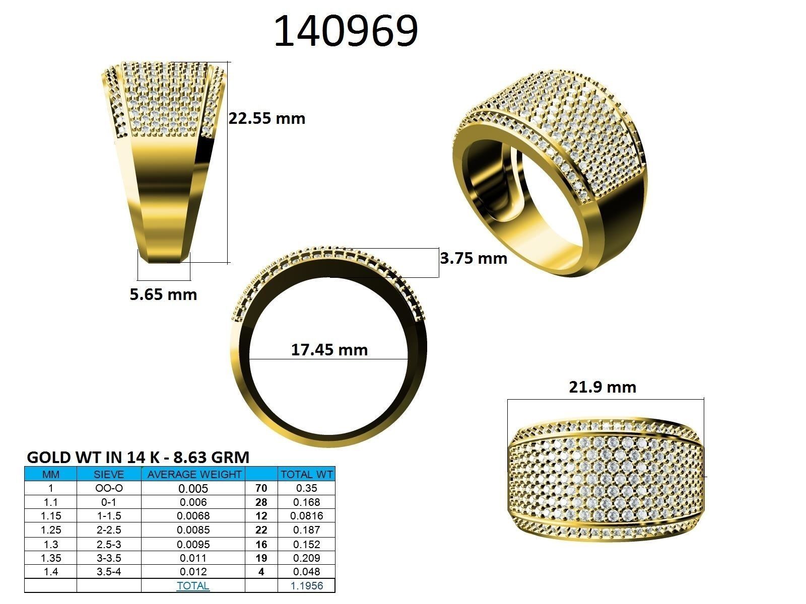 Ring - 140969 3D print model_12
