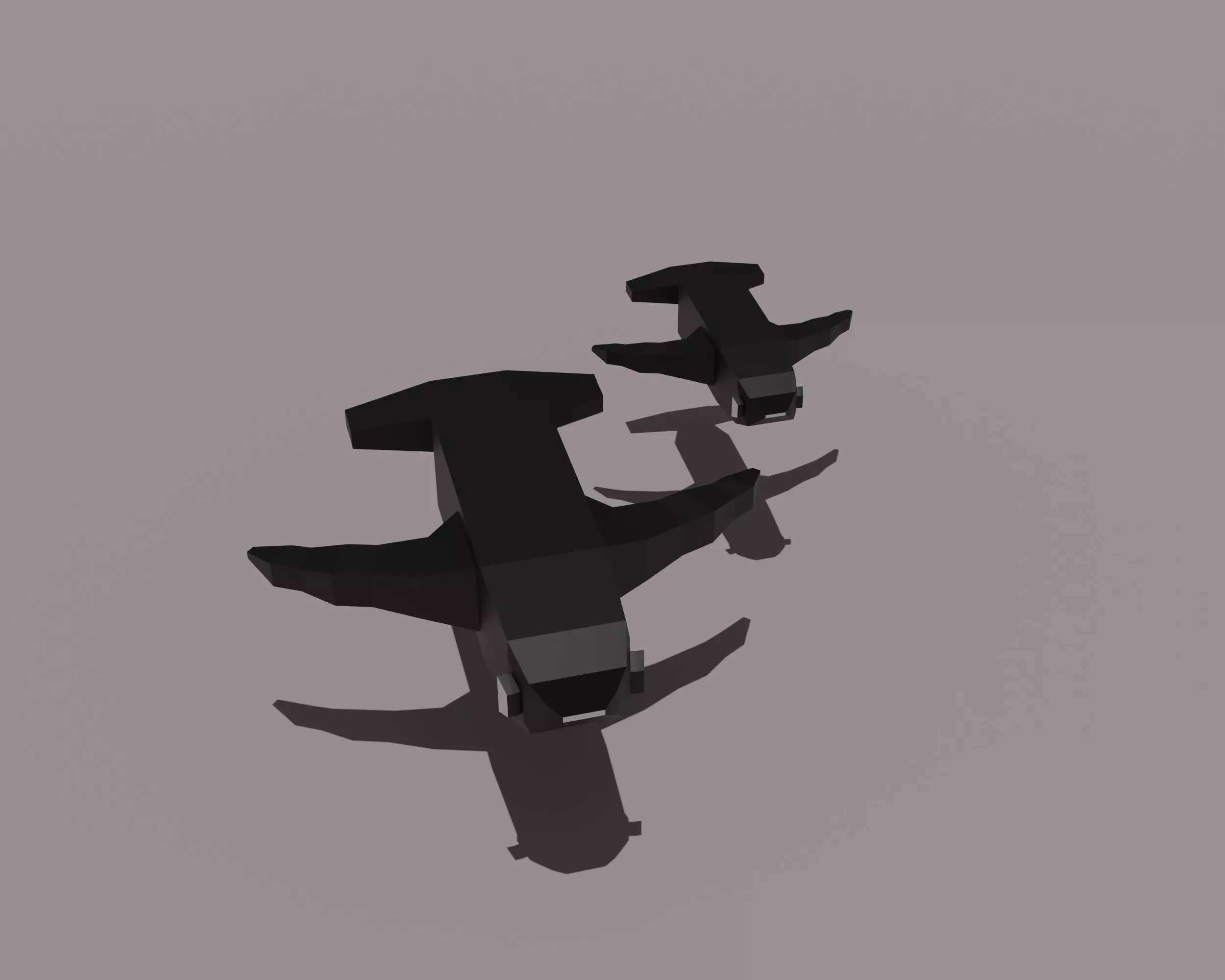 Fish model pair of shoes 3D model_0