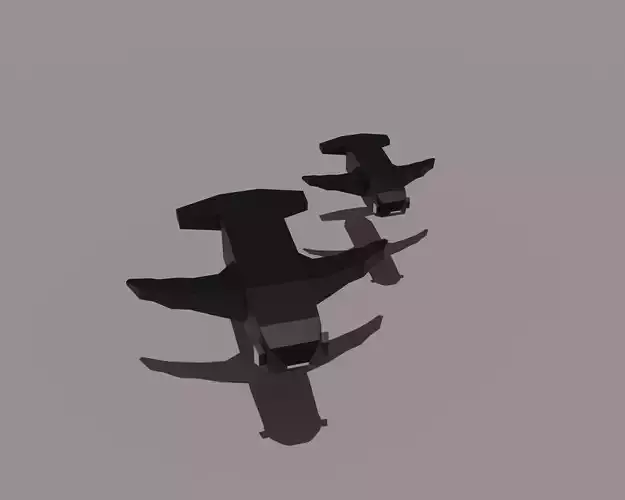 Fish model pair of shoes