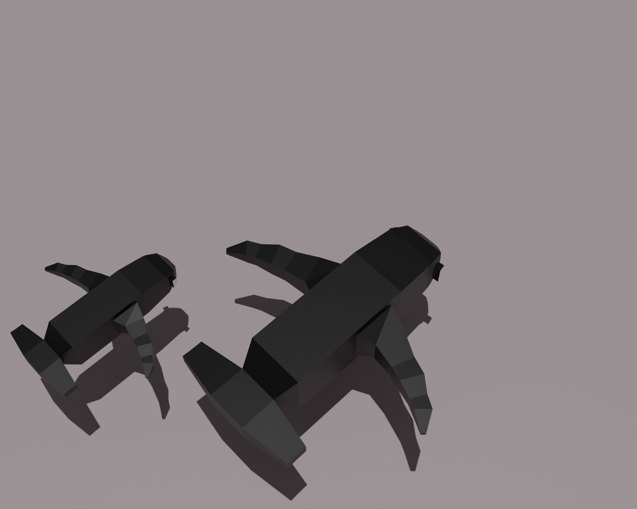 Fish model pair of shoes 3D model_4