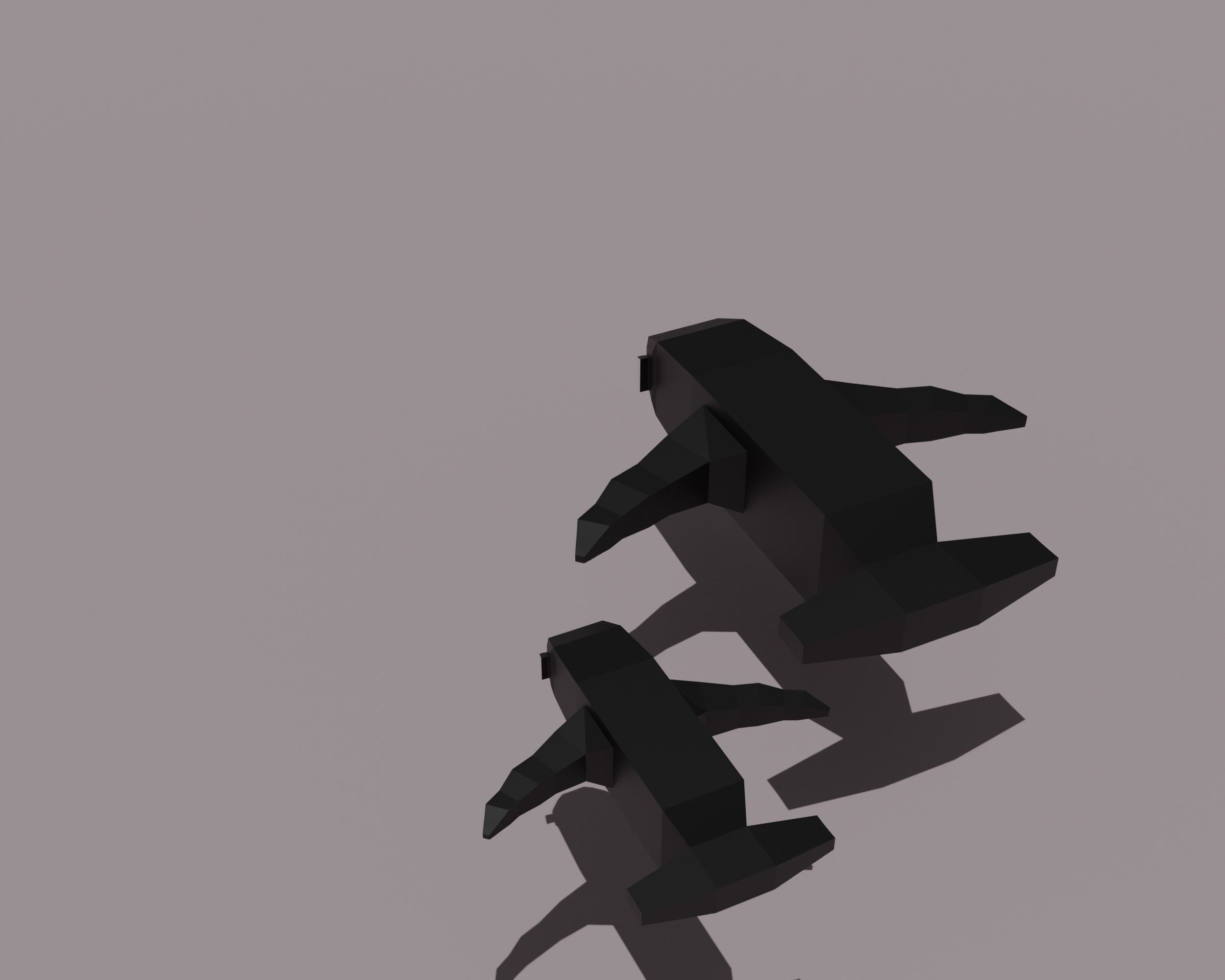 Fish model pair of shoes 3D model_1