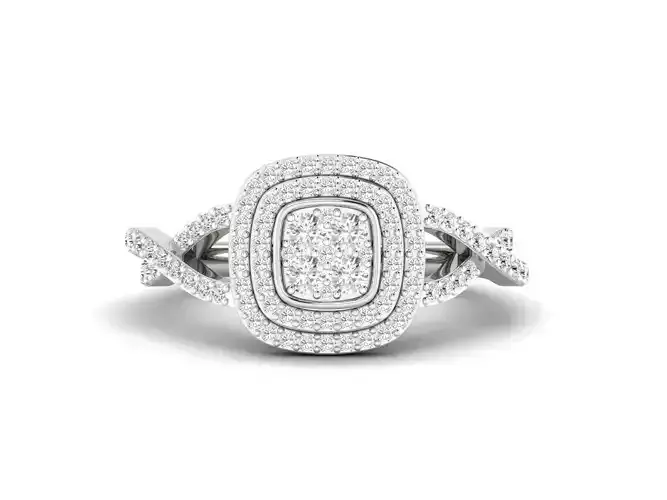 Women Ring 3dm stl render detail